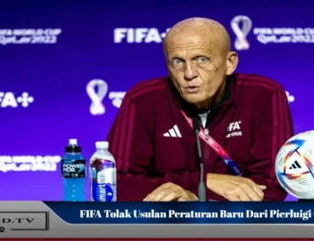 FIFA Tolak Aturan Pierluigi Collina