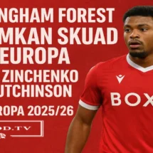 Nottingham Forest Skuad Liga Europa